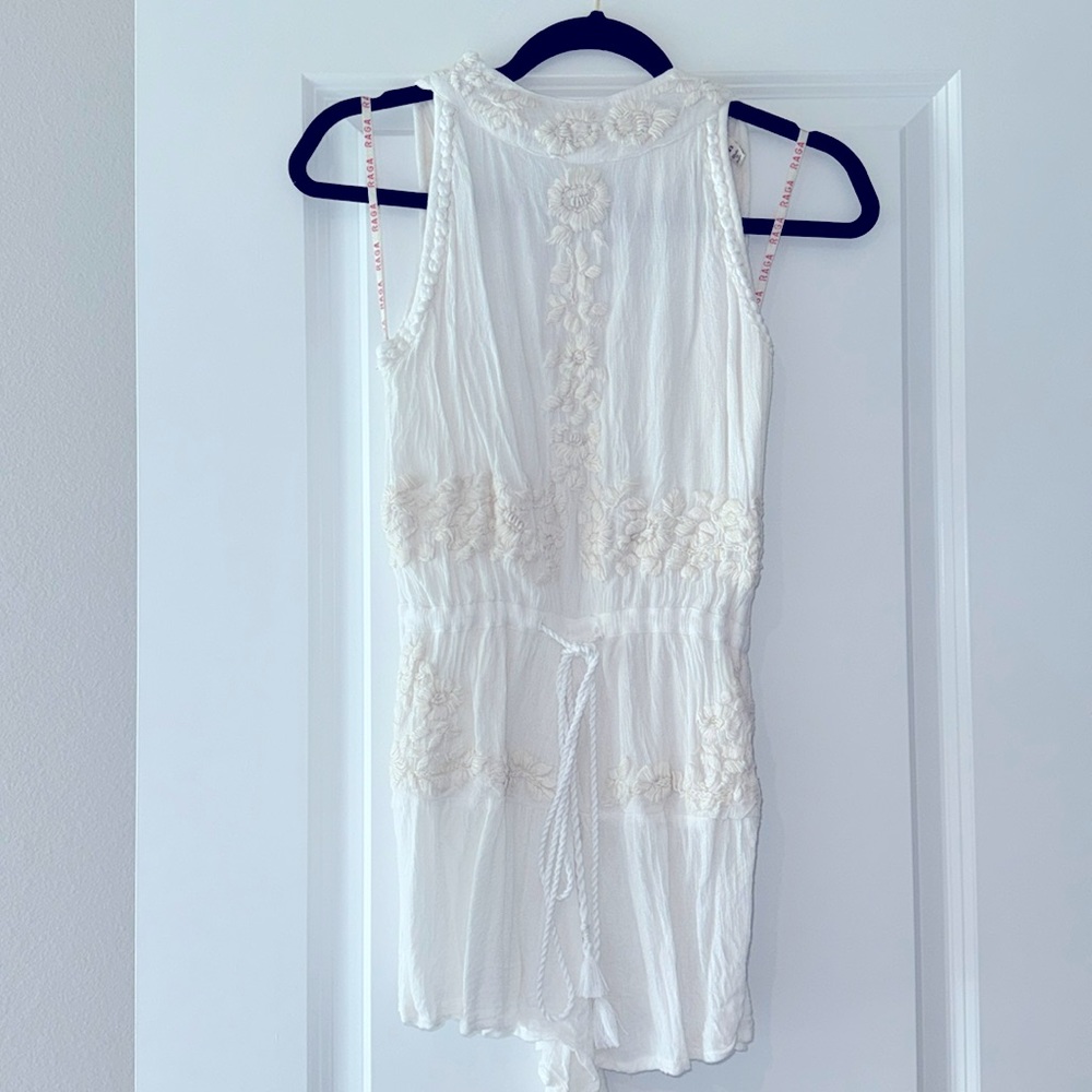 Raga White / Cream Bohemian Romper